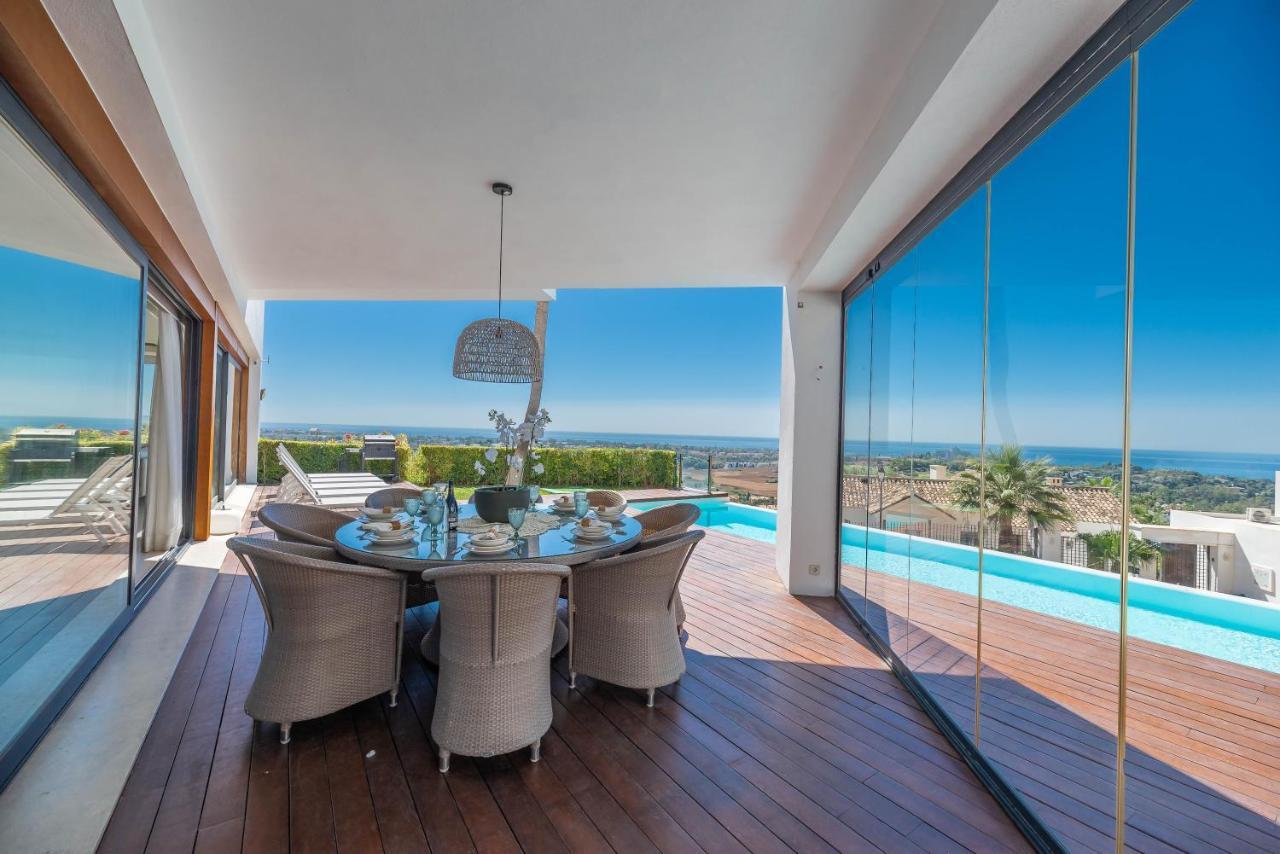 Vacation Marbella I Villa Paraiso The View, Infinity Heated Pool, Sea View, 24-7 Security, Golf Courses Estepona Eksteriør bilde